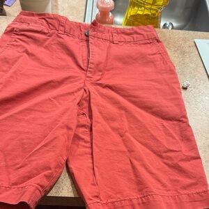 Ralph Lauren Men's Coral Flat Front Shorts